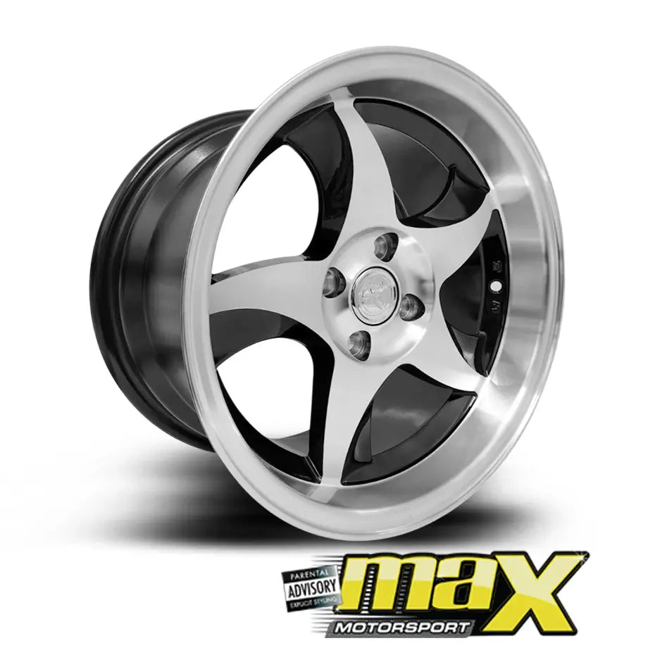 15 Inch Mag Wheel – MX5056 Toyota RXI Blade Deep Dish Wheel - 4x100 PCD Max Motorsport
