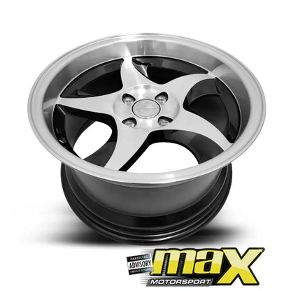 15 Inch Mag Wheel – MX5056 Toyota RXI Blade Deep Dish Wheel - 4x100 PCD Max Motorsport