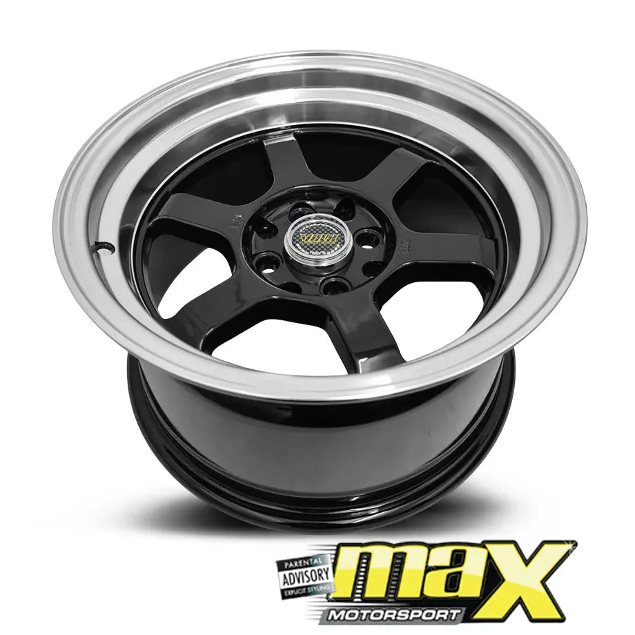 15 Inch Mag Wheel - MX6022 V.olk Deep Dish Wheels  - 4x100 / 4x114.3 PCD Max Motorsport