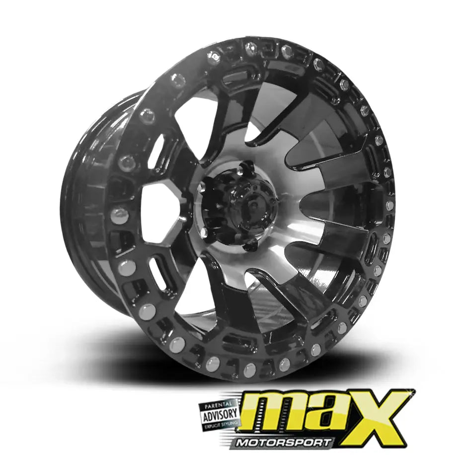 15 Inch Mag Wheel - MXQC829 Bakkie Wheel - (5x114.3 PCD) Max Motorsport