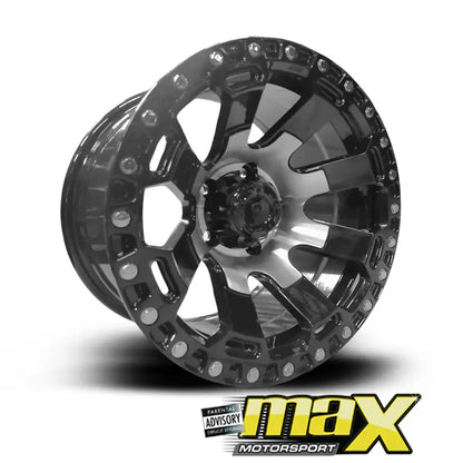 15 Inch Mag Wheel - MXQC829 Bakkie Wheel - (5x114.3 PCD) Max Motorsport