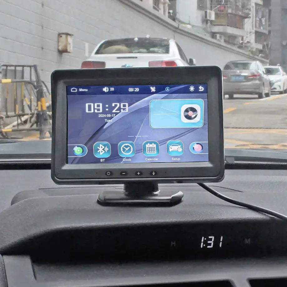 7 Inch - Universal Wireless Smartphone Monitor Screen With Apple Carplay & Android Auto Max Motorsport