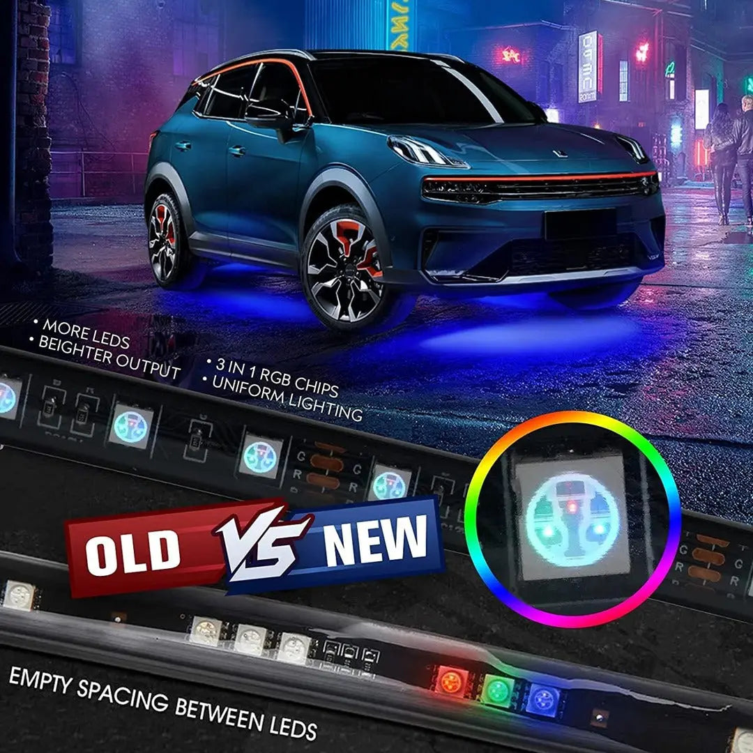 App Controlled RGB LED Under Car Light Kit Max Motorsport