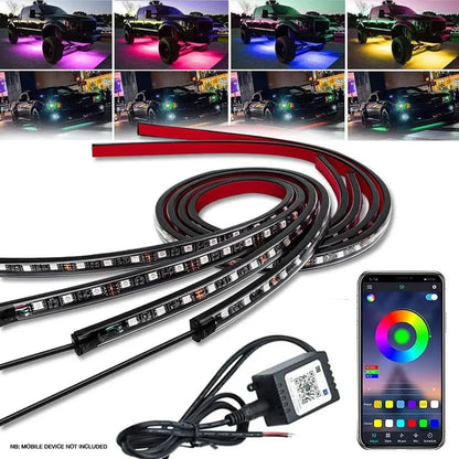 App Controlled RGB LED Under Car Light Kit Max Motorsport