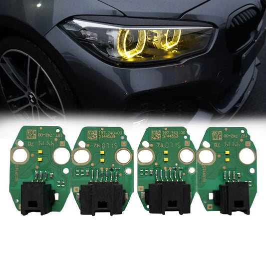 BM F20 (15-19) Lemon Yellow DRL LED Headlight Modules Max Motorsport
