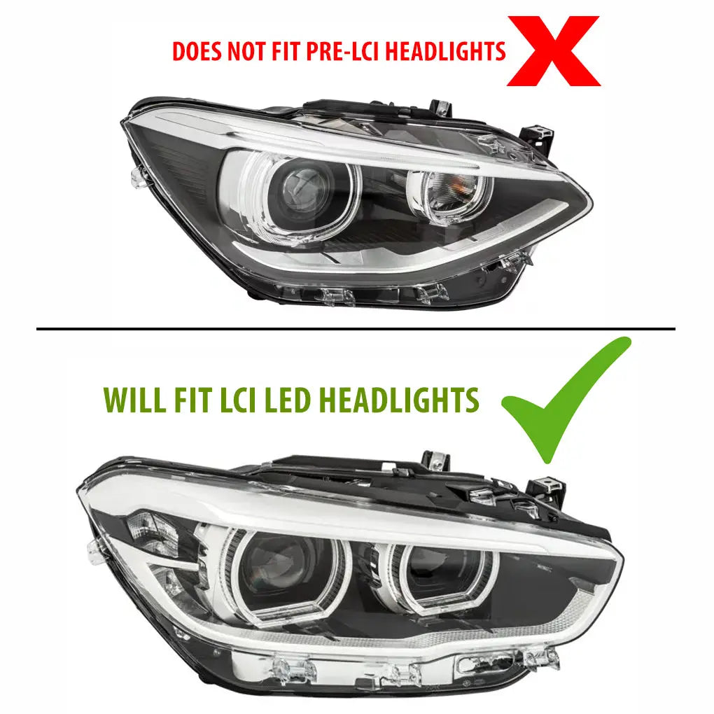 BM F20 (15-19) Lemon Yellow DRL LED Headlight Modules Max Motorsport