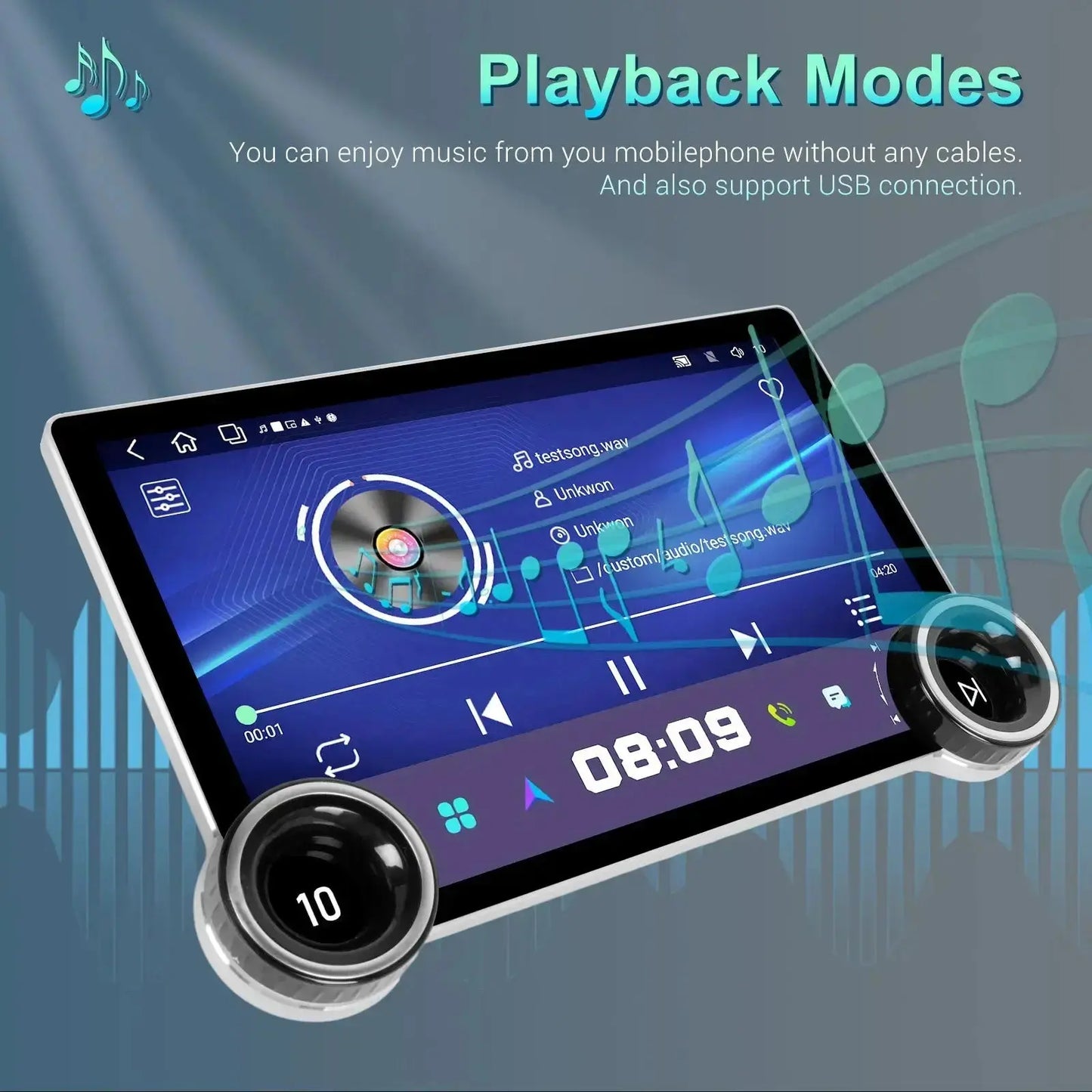 Diamond 2K - 11.5 Inch Dual Knob Android Multimedia Entertainment Unit - Haval H1 (12-21) Diamond 2K