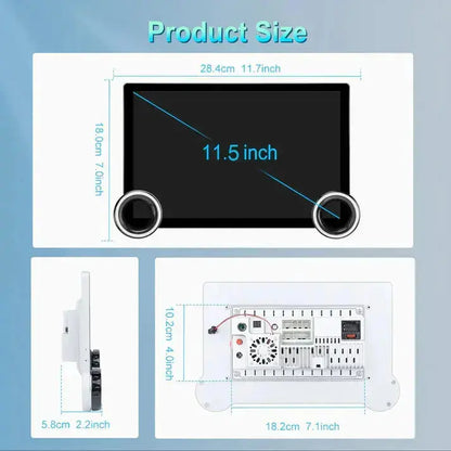 Diamond 2K - 11.5 Inch Dual Knob Android Multimedia Entertainment Unit - Haval H1 (12-21) Diamond 2K