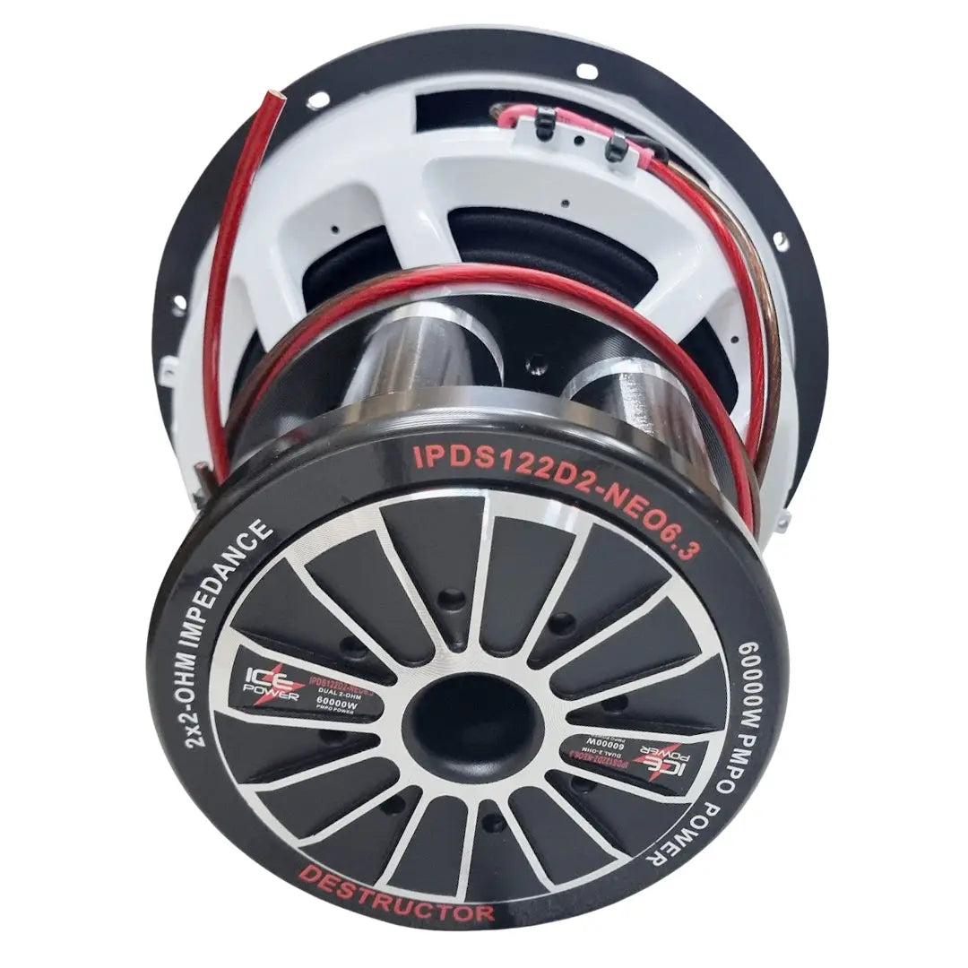 Ice Power IPDS122D2-NEO6.3 12″ Destructor Competition Series DVC D4 Subwoofer 60 000W (Copy) Ice Power