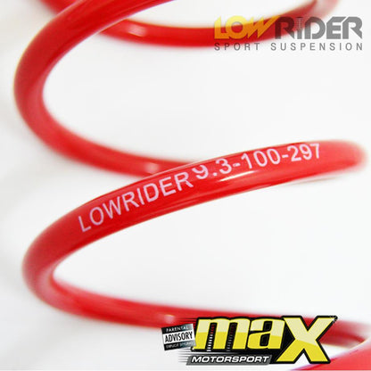 Lowrider Lowering Spring Kit - To Fit VW Polo 6 (50/50) Lowrider Sport Suspension