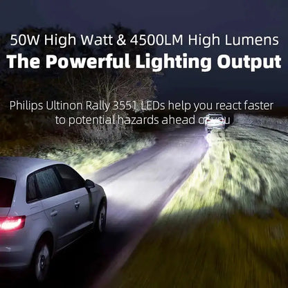 Philips Ultinon Rally 3551 - H7 LED Headlight Bulb Kit Philips
