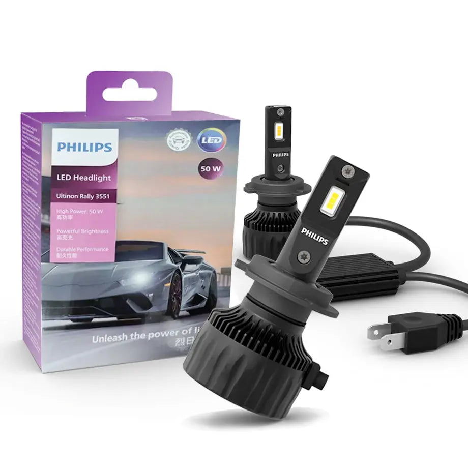 Philips Ultinon Rally 3551 - H7 LED Headlight Bulb Kit Philips