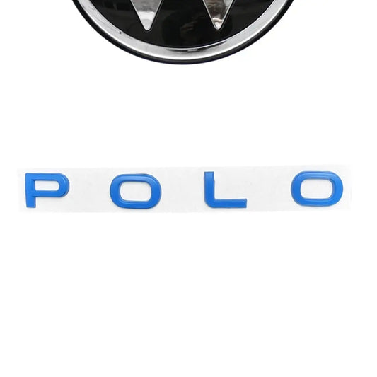 Polo Lettering Badge (Blue) - Polo 8 Style Max Motorsport