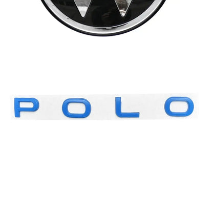Polo Lettering Badge (Blue) - Polo 8 Style Max Motorsport