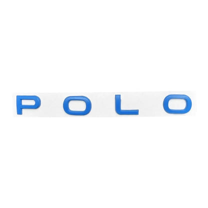 Polo Lettering Badge (Blue) - Polo 8 Style Max Motorsport