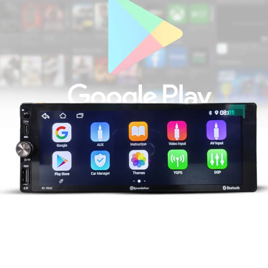 Roadstar 6.8" Single Din Android / MP5 Player Roadstar