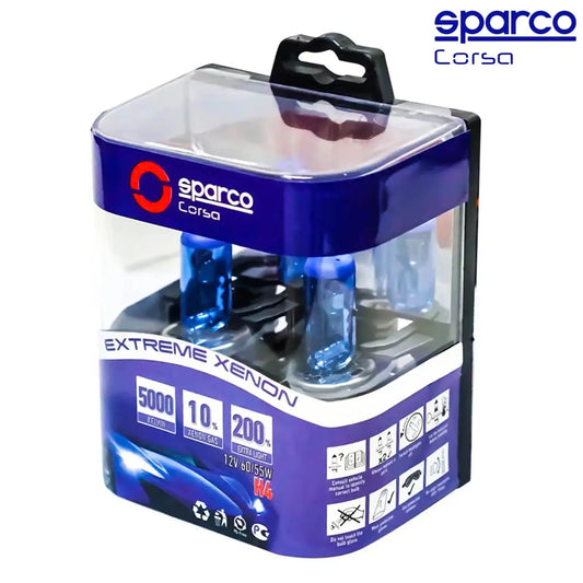 Sparco Extreme Xenon Super White Halogen Bulbs - H7 Max Motorsport