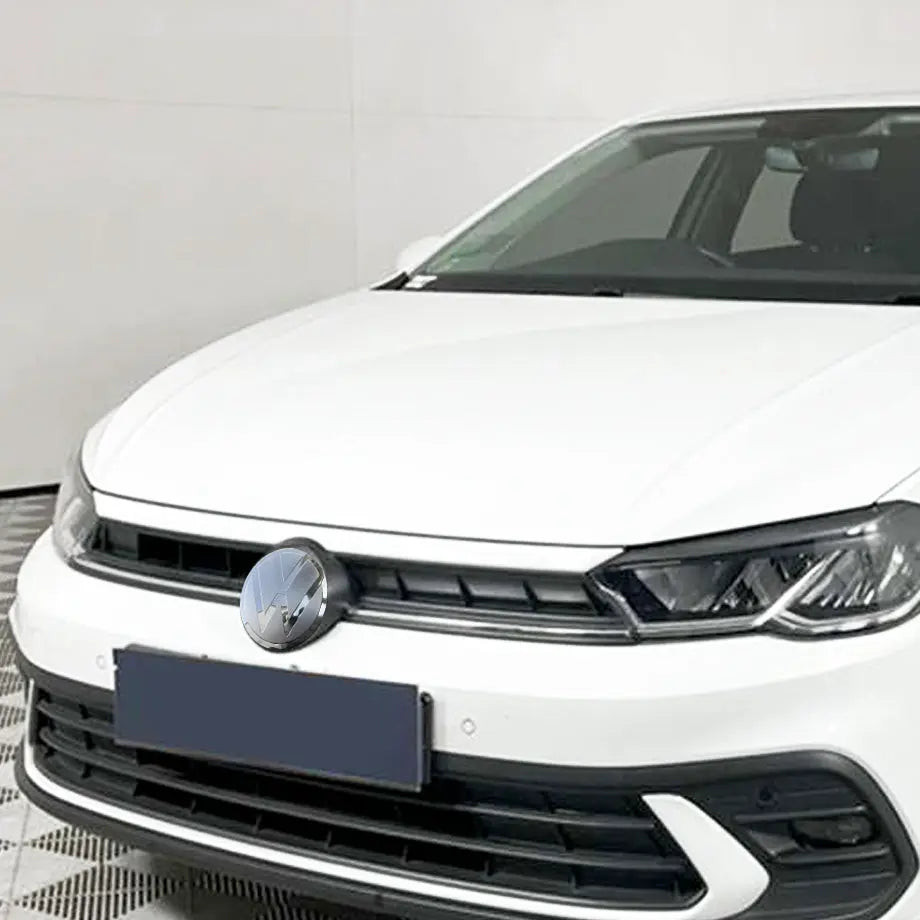 Suitable To Fit - VW Polo 8 Life (23-On) Black Stick On Emblem Badge (Pair) Max Motorsport