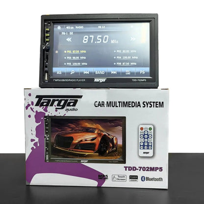 Targa TDD-702MP5 7″ MP5 Media Player with Mirror Link  +FREE Number Plate Reverse Camera (Copy) Targa