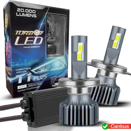 Turbo LED T1-Plus Canbus Headlight Bulb Kit - H11 Max Motorsport